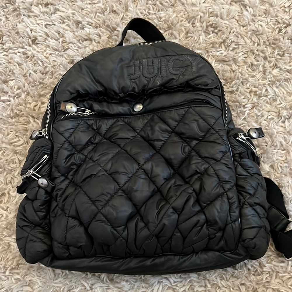 Juicy Couture quilted backpack